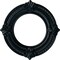Ekena Millwork Benson Ceiling Medallion (Fits Canopies up to 6 1/8"), 11 1/8"OD x 6 1/8"ID x 5/8"P, Night Shade CM11BNNSF - alternate 1